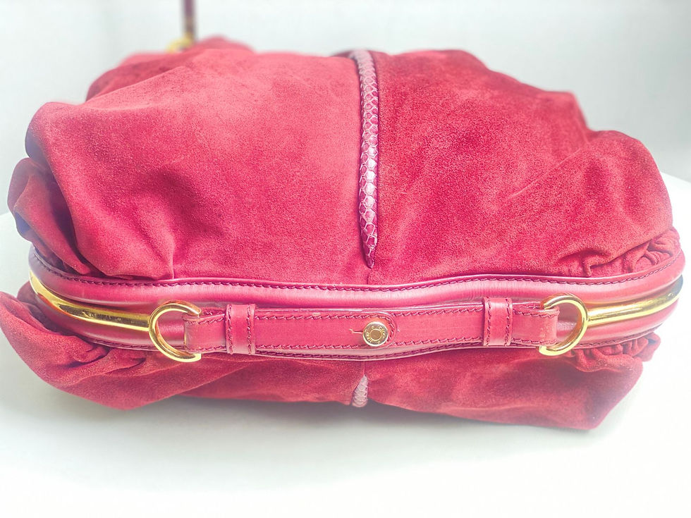 Miniatura: Bolsa Jimmy Choo Ramona Hobo Camurça Original