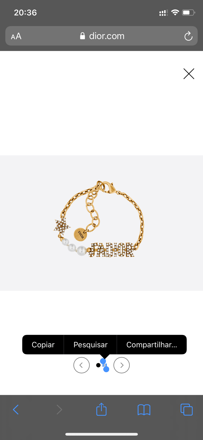 Miniatura: Pulseira Dior Original 