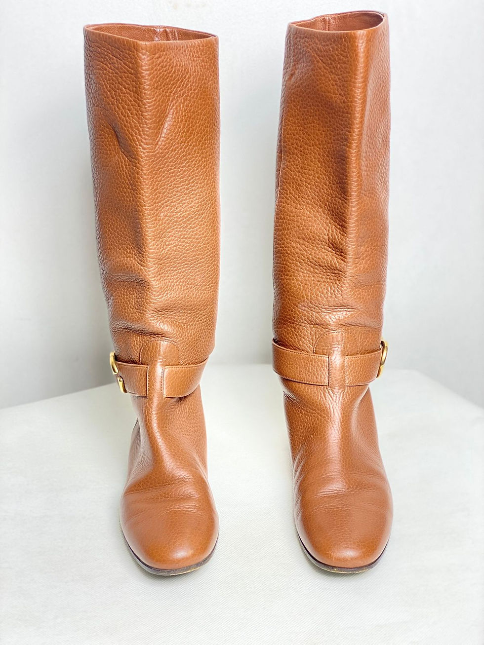 Miniatura: Bota Gucci Couro Caramelo Original