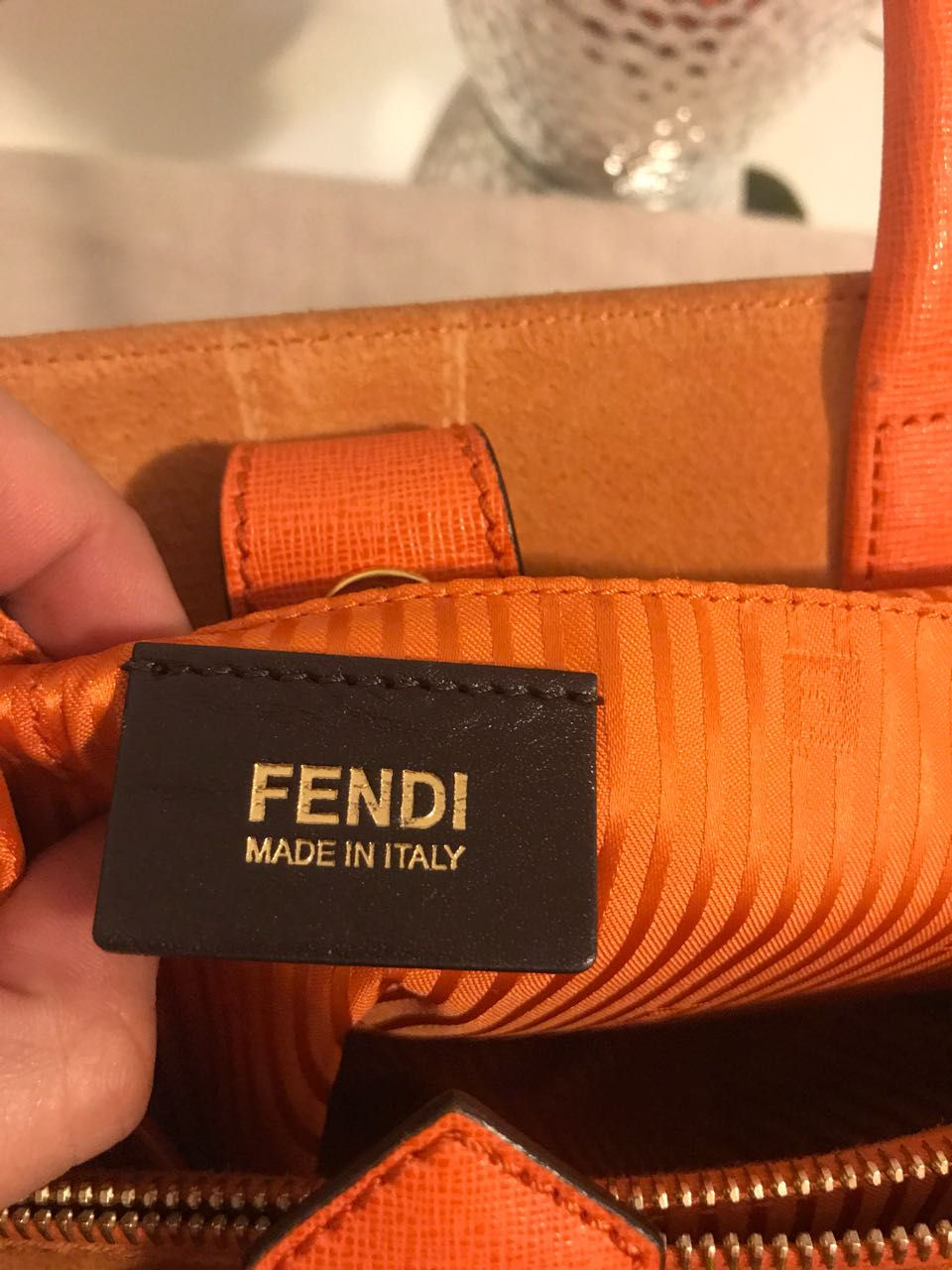 Miniatura: Bolsa Fendi 2 Jours Laranja