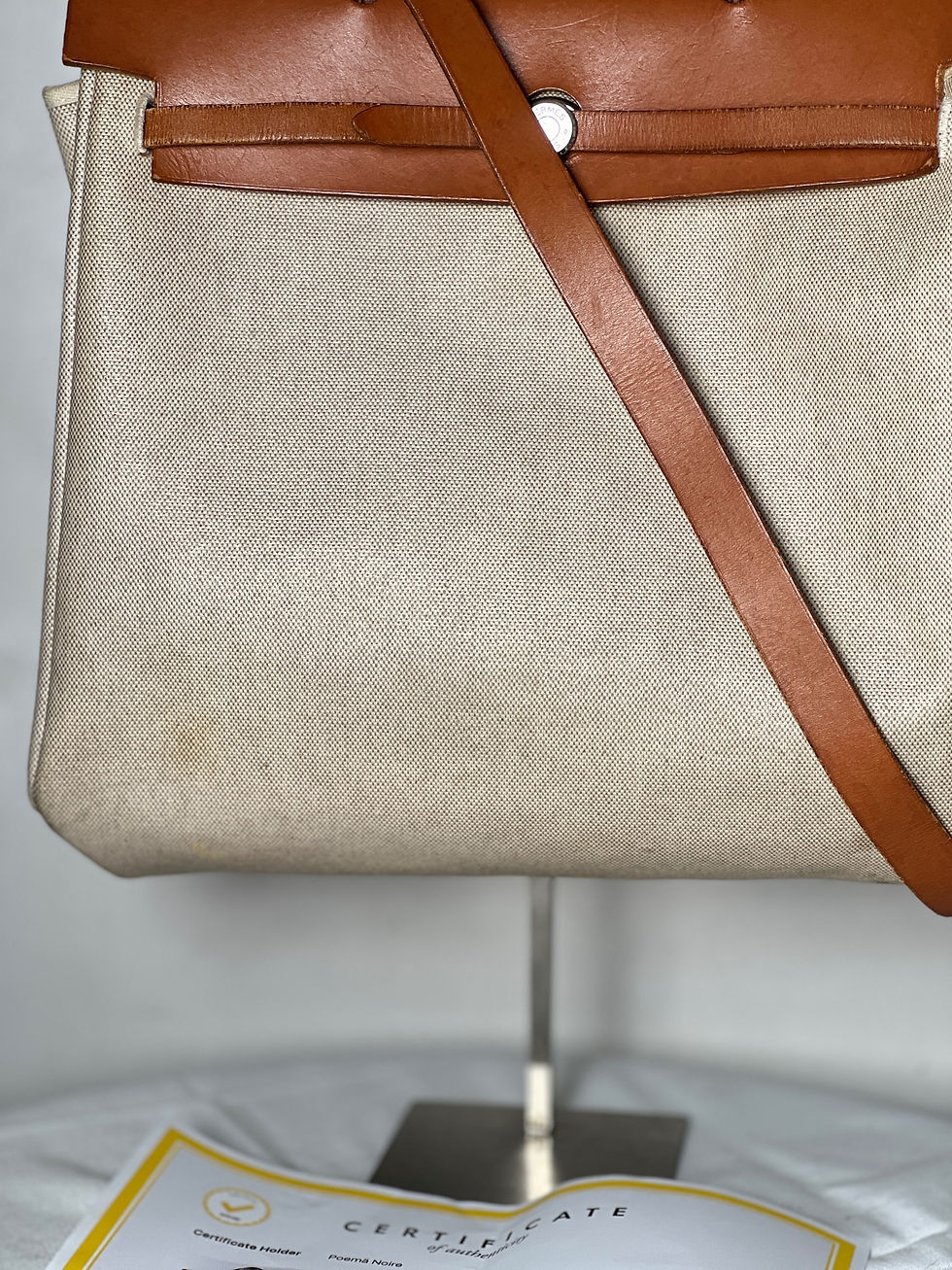 Miniatura: Bolsa Hermes Herbag Toile 39 Original
