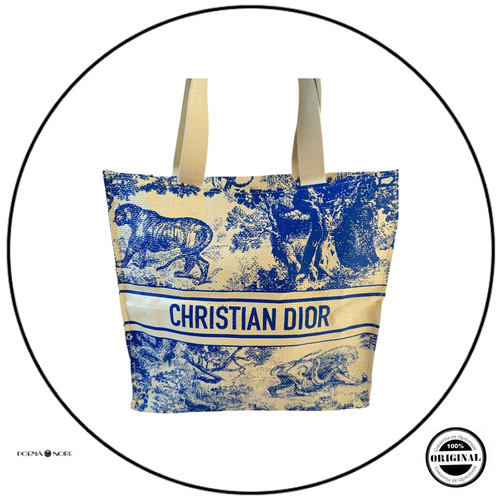 Bolsa Tote Christian Dior Dioriviera Bege original |Poemä Noire