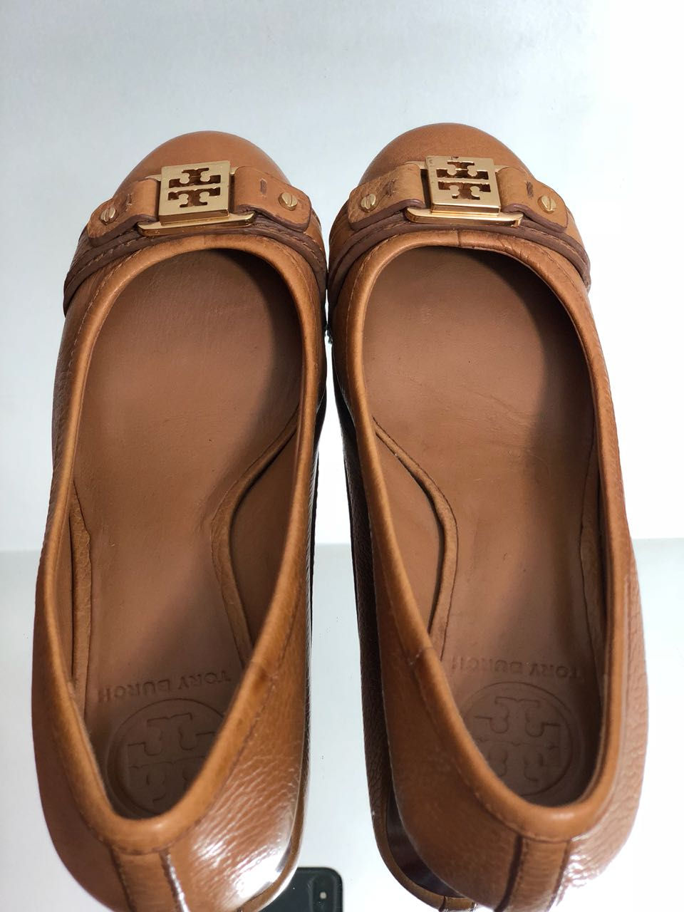 Miniatura: Sapato Tory Burch Anabela Caramelo