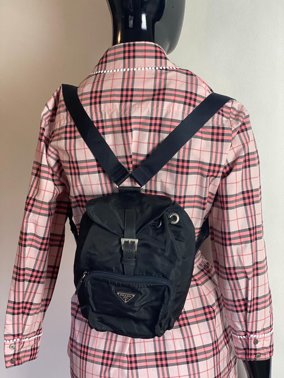 Miniatura: Mochila Prada Nylon Preta