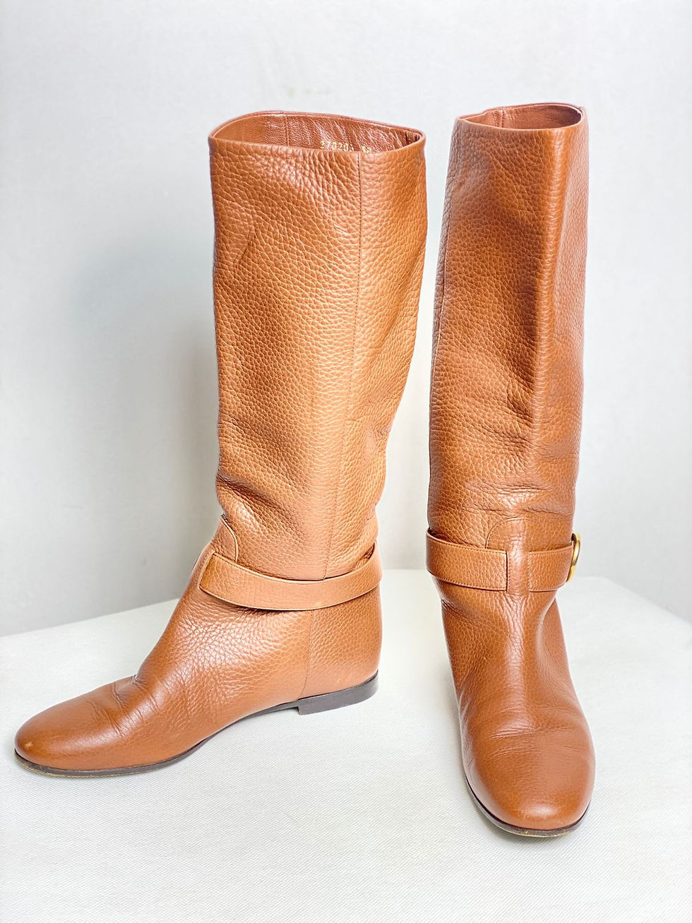 Miniatura: Bota Gucci Couro Caramelo Original