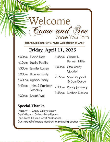 Easter performance schedule - Friday.png
