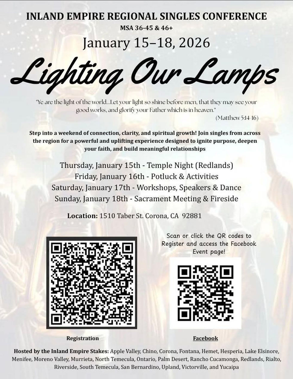 Singles Conference Ages 36+