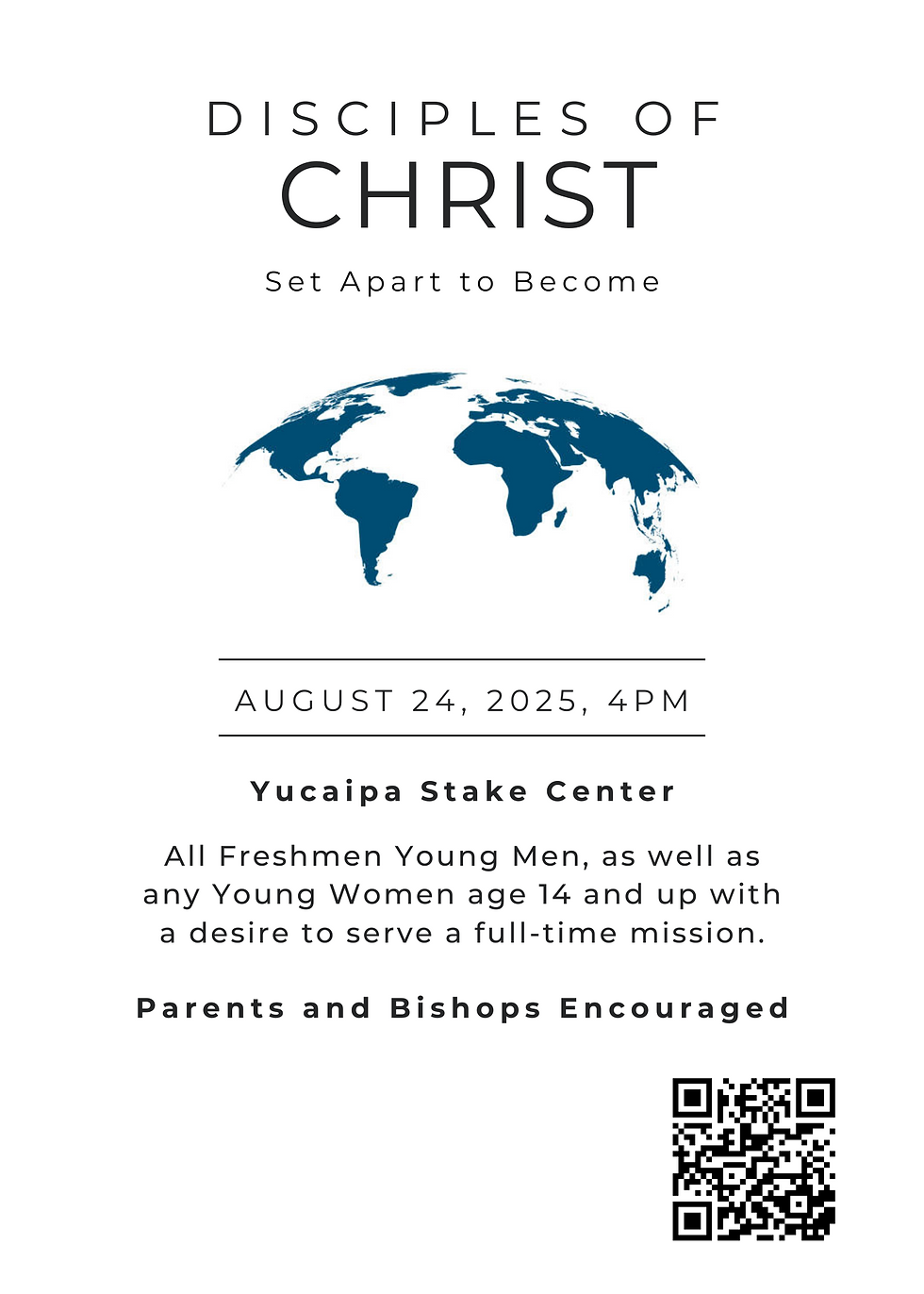 Disciples of Christ - set apart to become