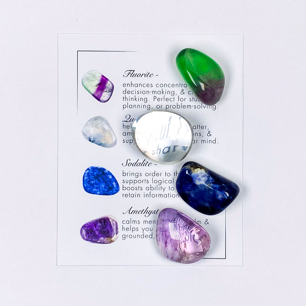 Thumbnail: Focus and clarity crystal support set