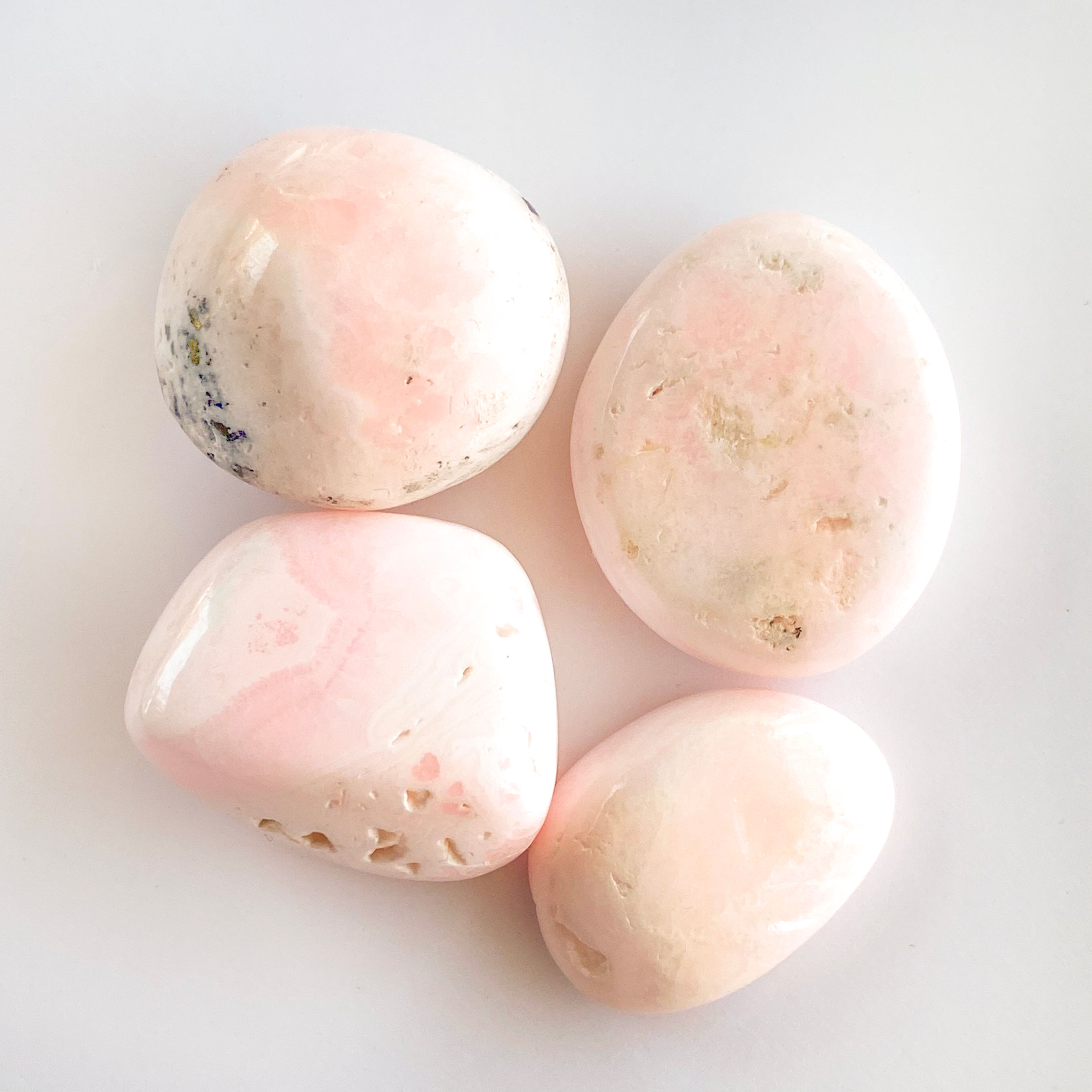 Mangano Calcite Large Tumblestone