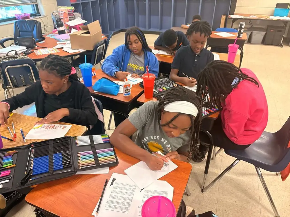 A Knowledge Keepers class at Grahamwood Elementary