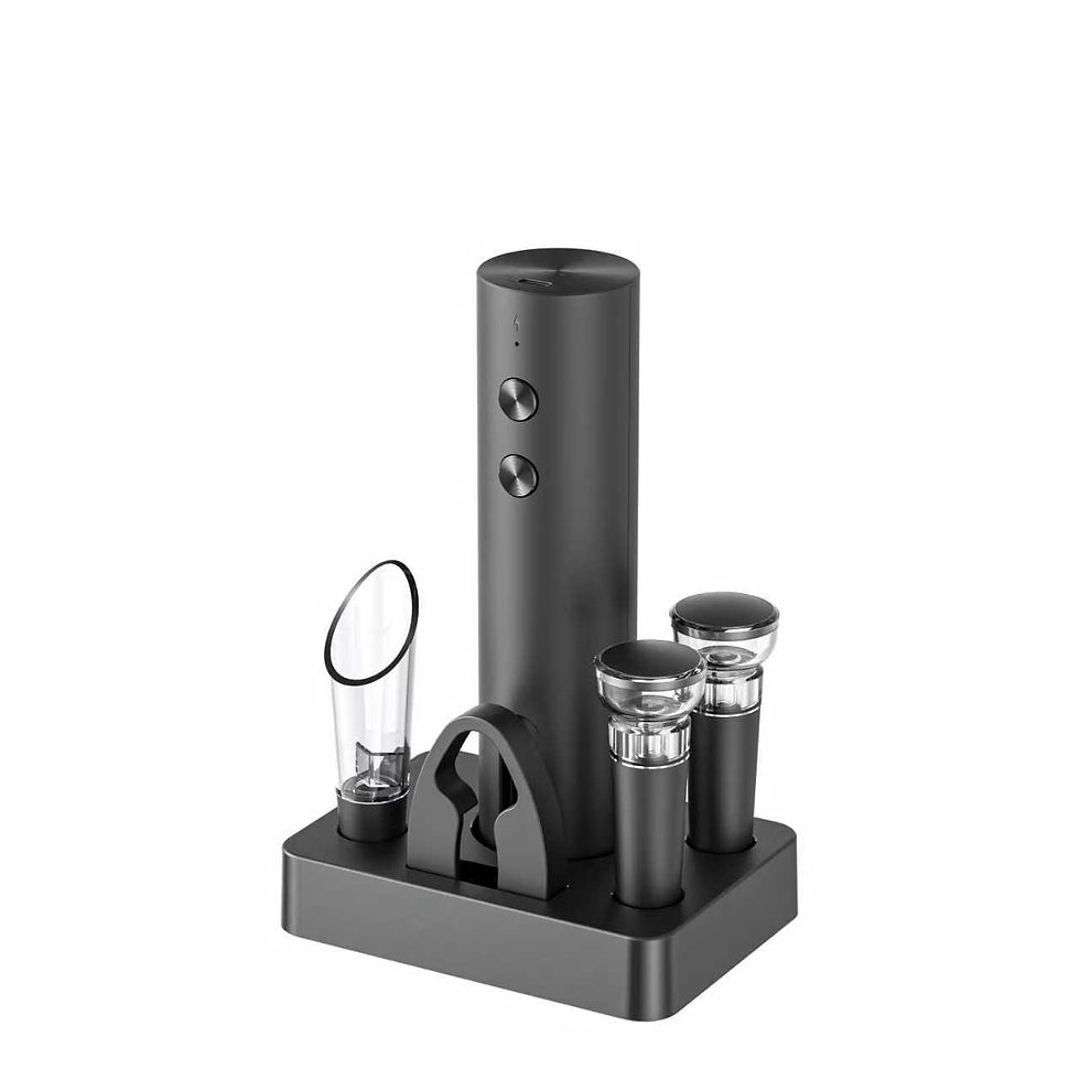 Thumbnail: Electric Automatic Red Wine Opener Set Multifunction Wine Stopper, Wine Pourer, 