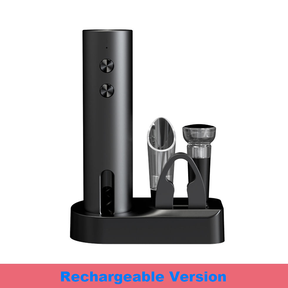 Thumbnail: Electric Automatic Red Wine Opener Set Multifunction Wine Stopper, Wine Pourer, 