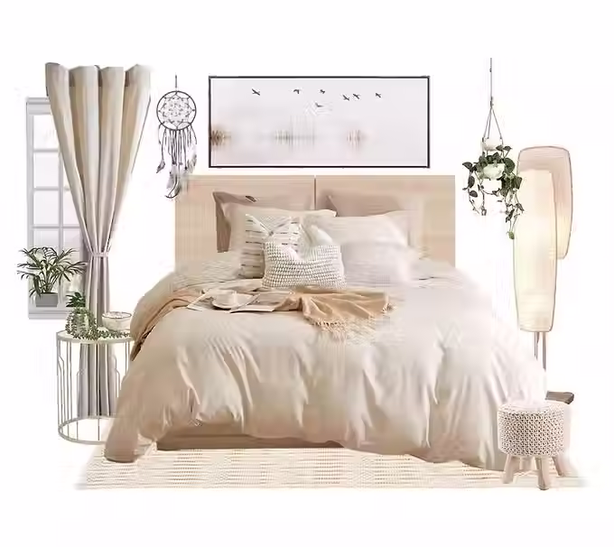 Organic Neutral Bedroom