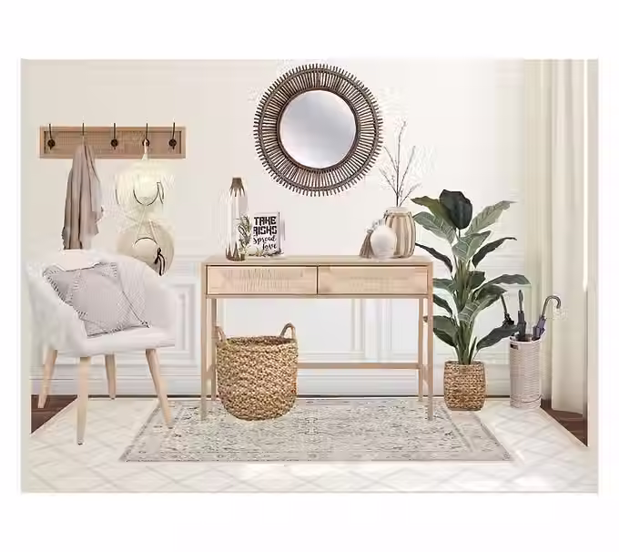 Modern Boho Entryway