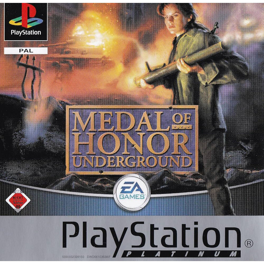 משחק PS1 - Medal Of Honor Underground
