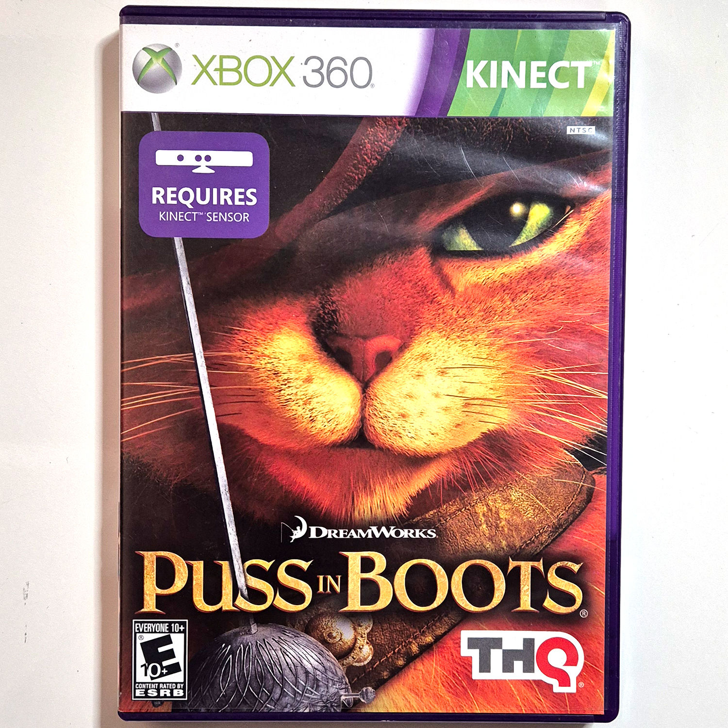 משחק Xbox 360 - Puss in Boots Kinect NTSC