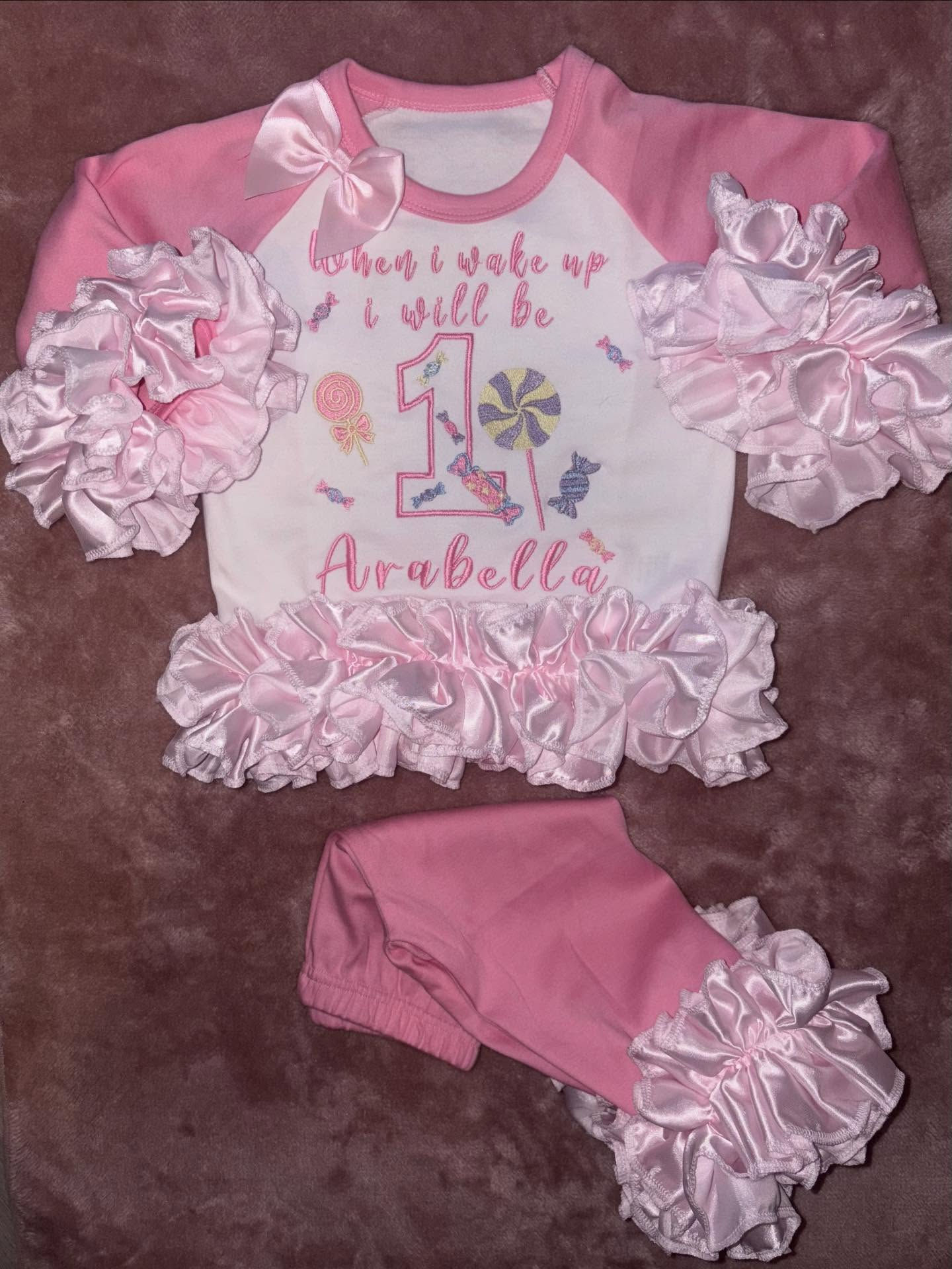 Embroidered pjs