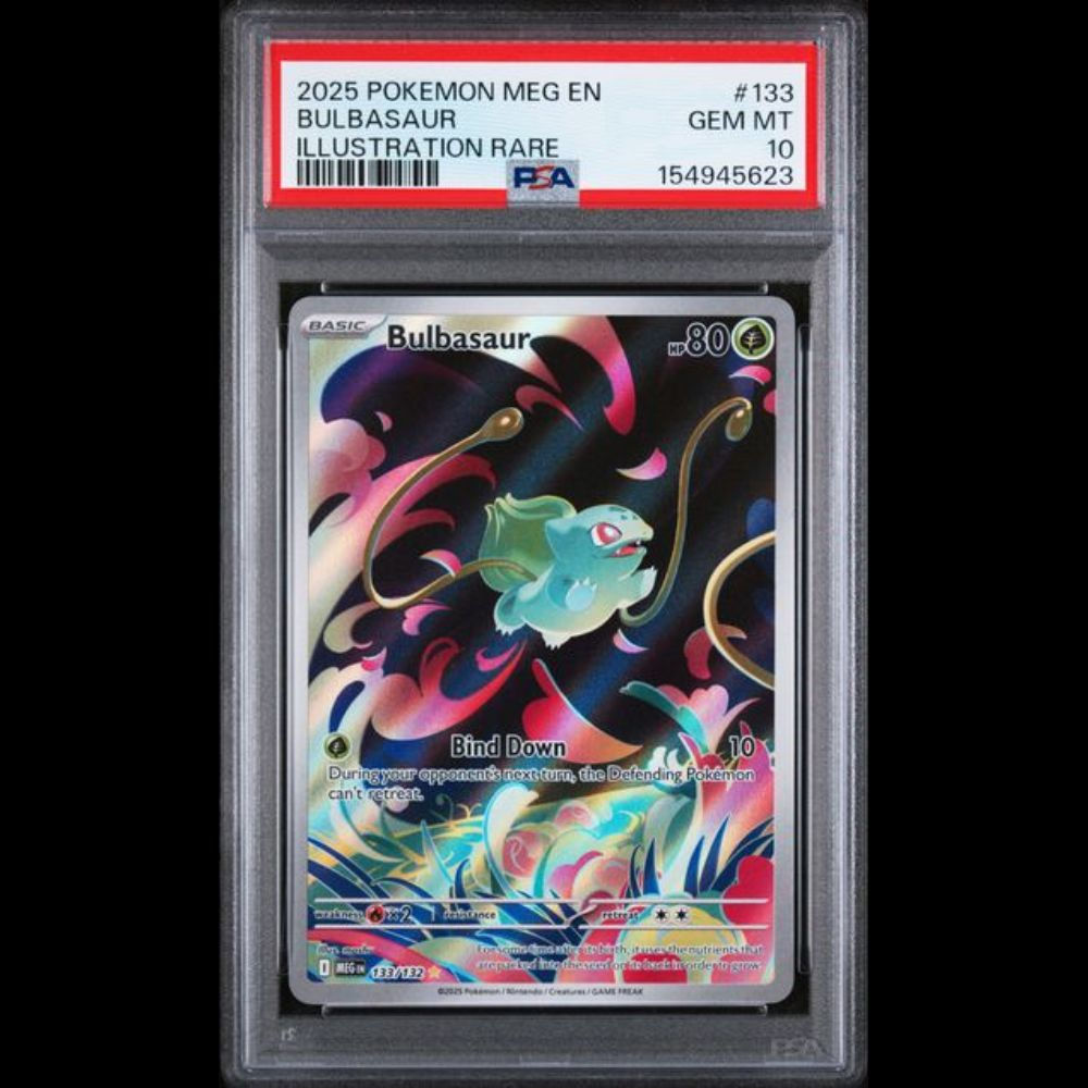 2025 Pokemon Mega Evolution Base #133 Bullbasaur IR PSA Gem Mint 10