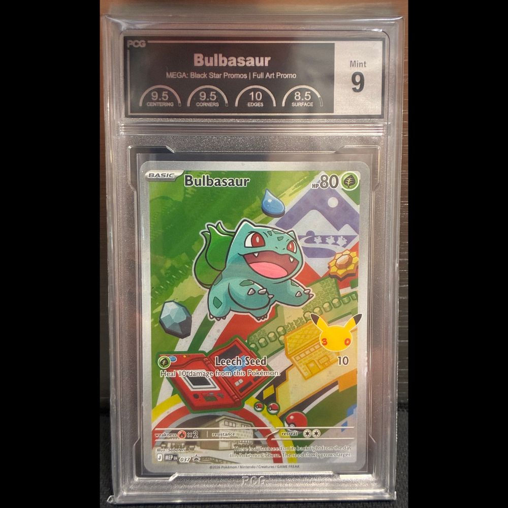 2026 Pokemon First Partner Promo #37 Bulbasaur PCG Mint 9