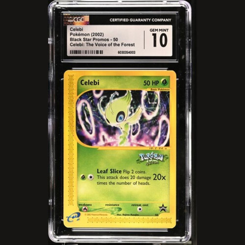 2002 Pokemon Black Star Promo #50 Celebi The voice of the Forest