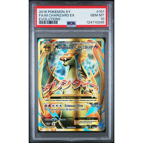 2016 Pokemon XY Evolutions #101 Mega Charizard EX PSA GEM MINT 10