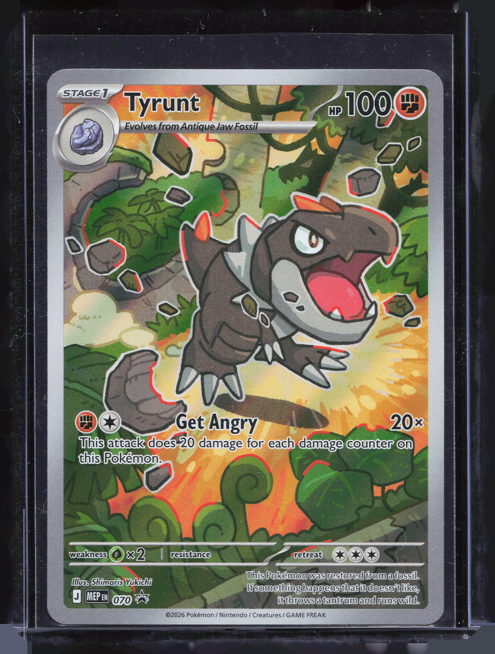 Thumbnail: 2026 Pokemon BSP Promo #70 Tyrunt from Perfect Order  ETB NM near m