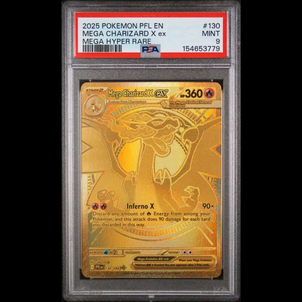 Thumbnail: 2025 Pokemon Phantasmal Flames #130 Charizard X ex HR PSA Mint 9