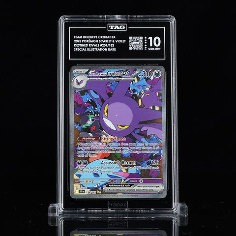 2025 Pokemon Destined Rivals #234 Team Rocket's Crobat Ex SIR TAG