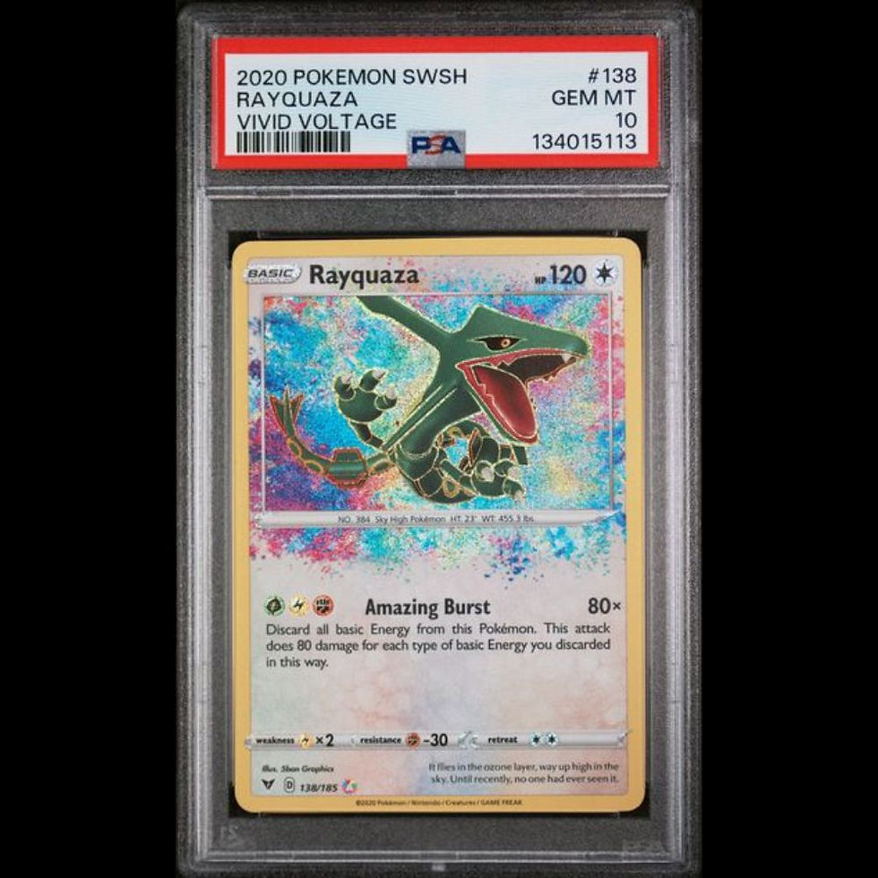 Thumbnail: 2020 Pokemon Vivid Voltage #138 Rayquaza PSA Gem Mint 10