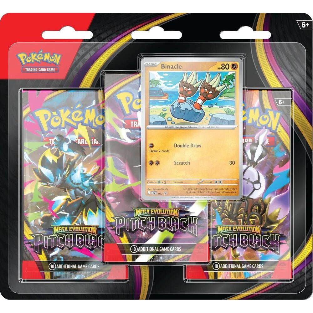 2026 Pokemon Pitch Black 3 pack blister