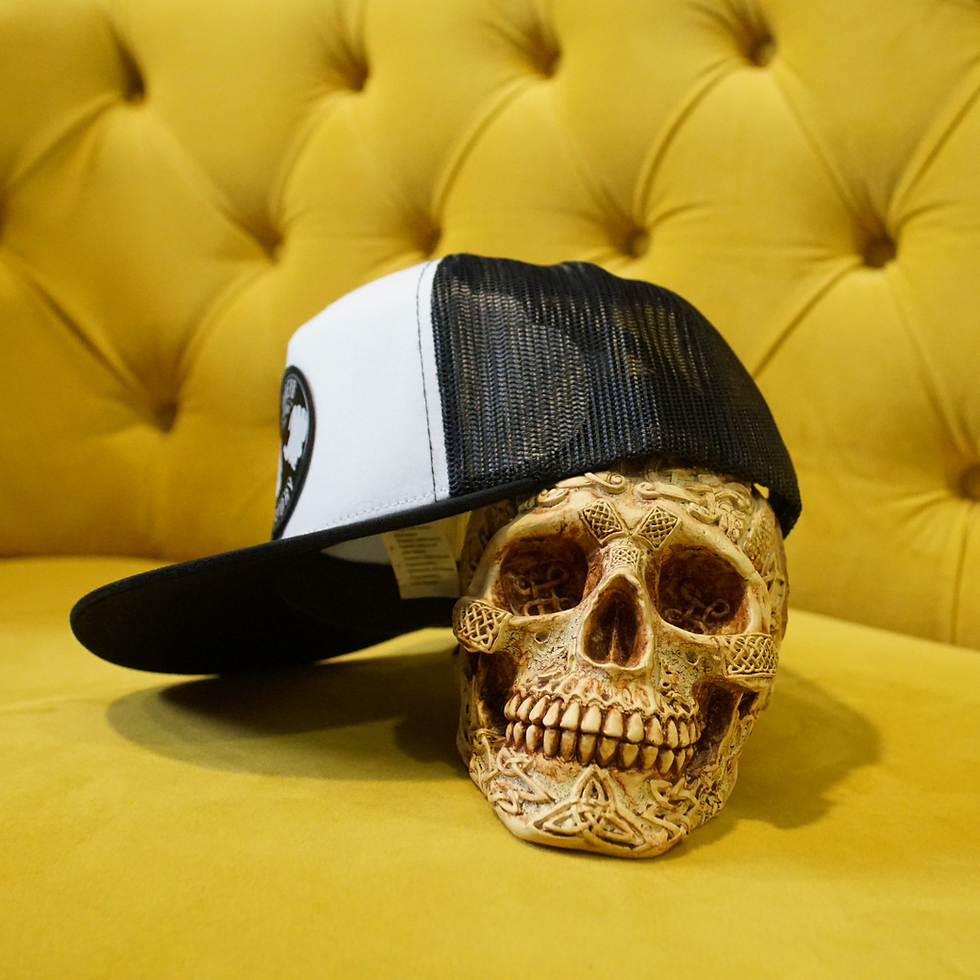 Miniature : Cap Black/White