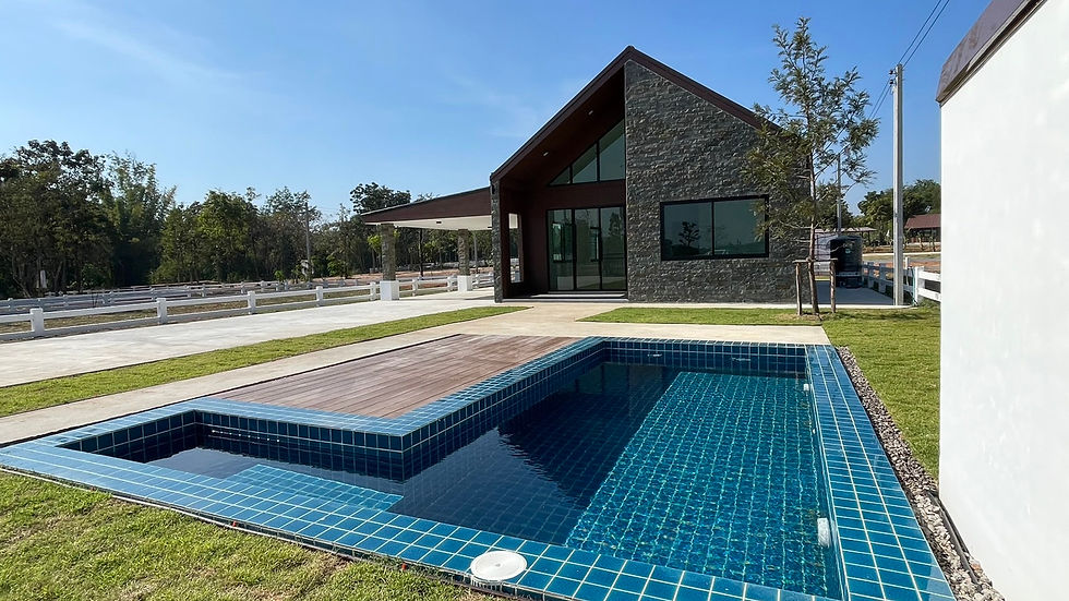 For Sale บ้านเดี่ยวท่ามกลางธรรมชาติ ใกล้อ่างเก็บน้ำ อ.ปากท่อ ราชบุรี