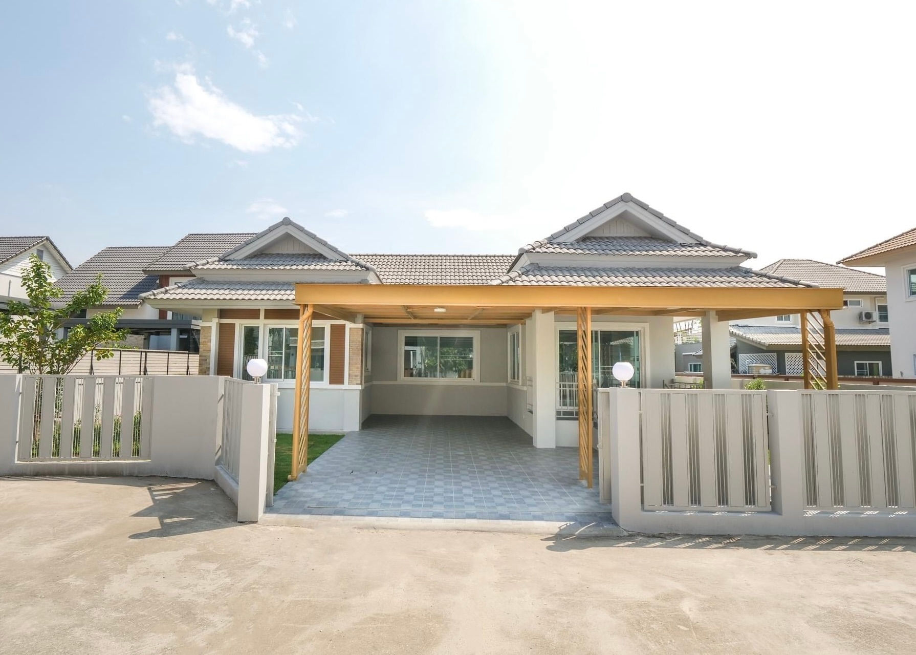 For Sale บ้านใหม่ บ้านเดี่ยวชั้นเดียว บ้านสวย สไตล์มินิมอล พร้อมเข้าอยู่