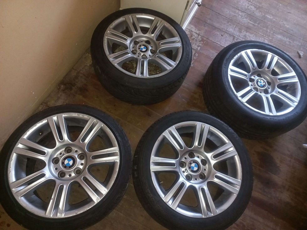 Thumbnail: BMW E46 m3 rims with tyres 17"