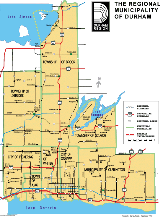 Coverage And Service Area For MaKenady Construction Services Inc For Durham Region, Ajax, Pickering, Whitby and Oshawa. General Contractor Construction Renovation Commercial Contractor