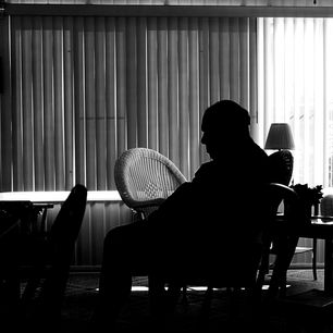 Man in apartment