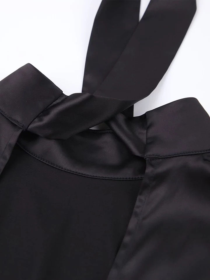 Miniatura: VESTIDO NEGRO DESCUBIERTO