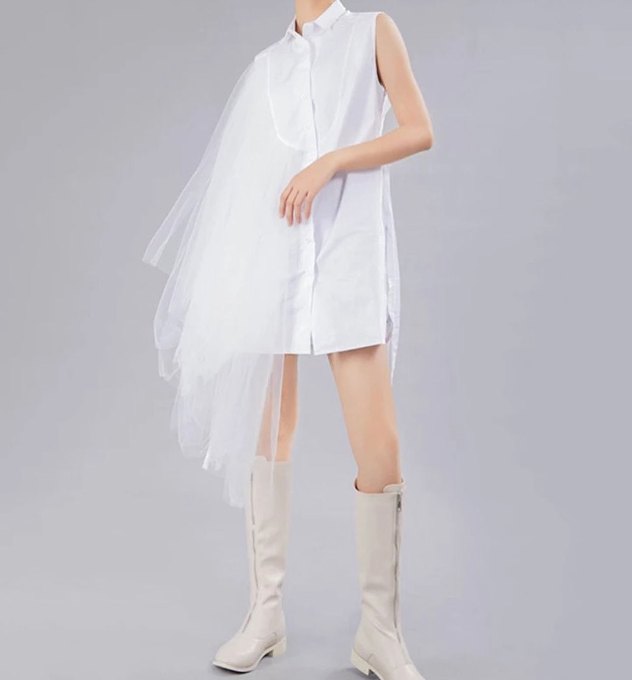 VESTIDO  CON TUL