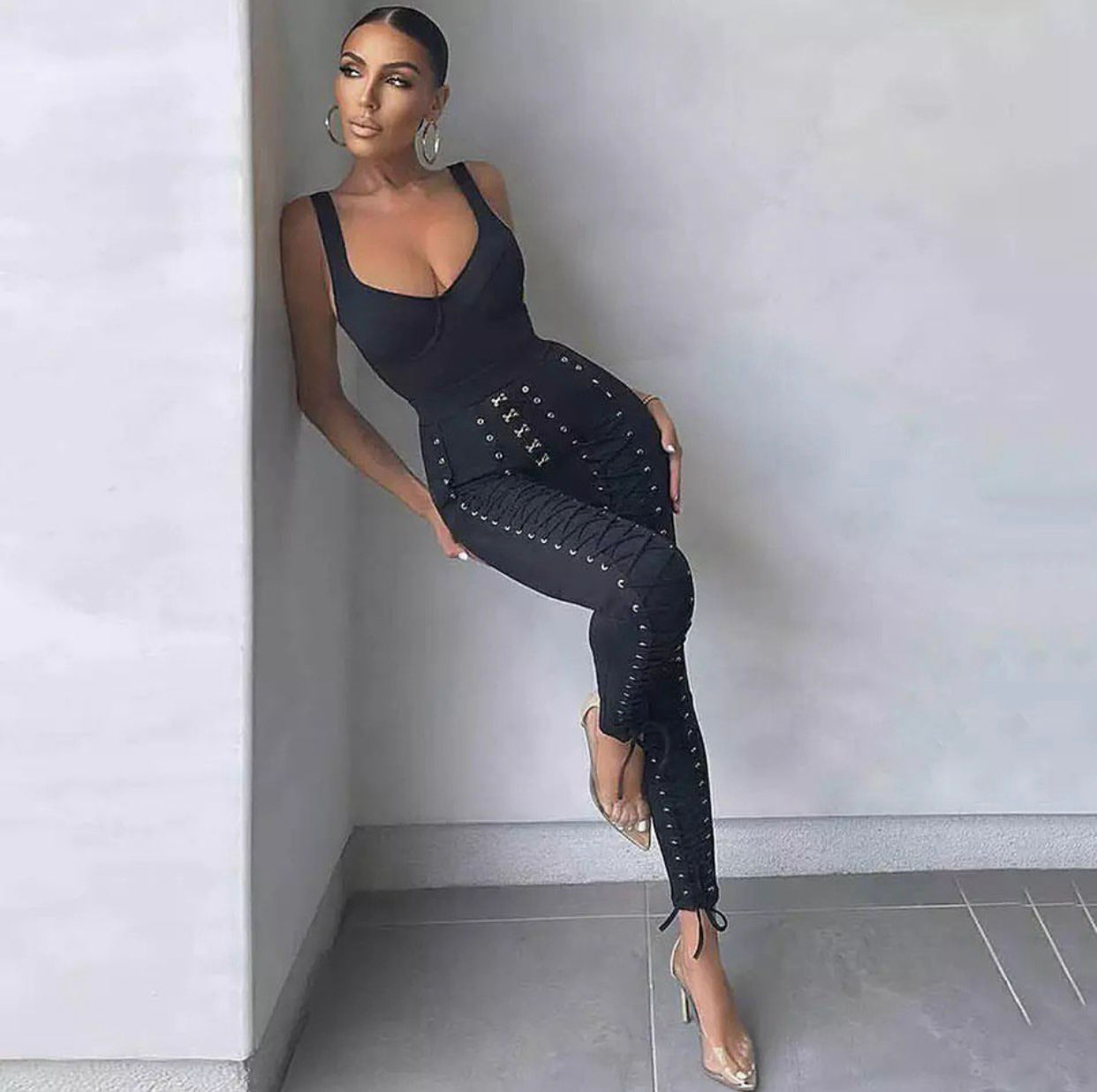CONJUNTO VENDAJE  BODY Y PANTALÓN