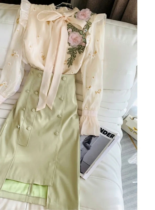 Miniatura: TRAJE DE FALDA 
