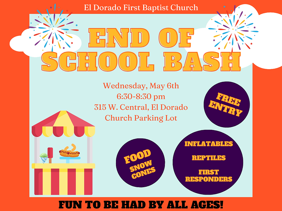 End of School Bash