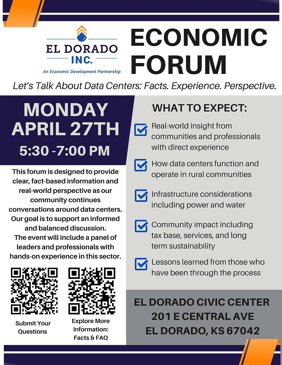 Economic Forum: Let's Talk Data Centers
