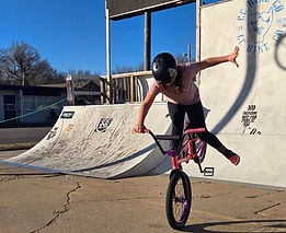 Youth rider at CC Bike Co