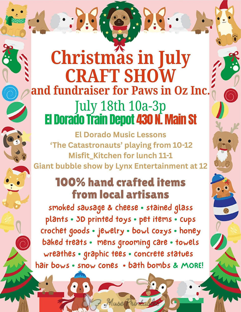 Christmas in July Craft Show