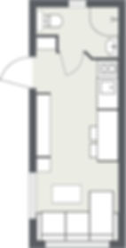 Planlösning minihus Lilja plan 1