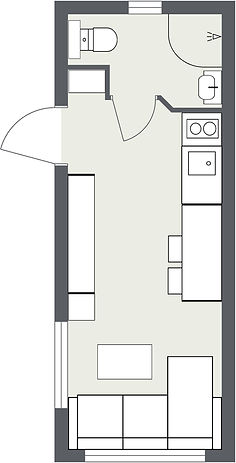Planlösning minihus Lilja plan 1