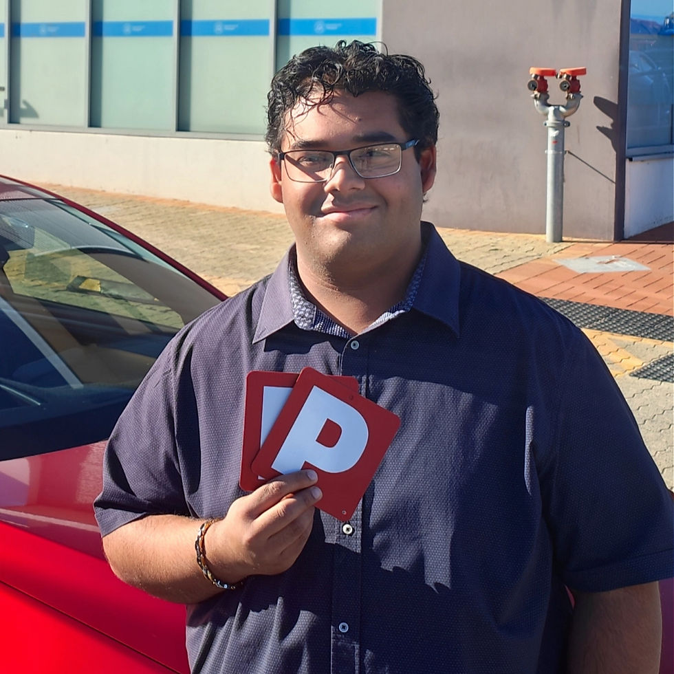Learner driver passed practical driving test (PDA) in Mirrabooka WA