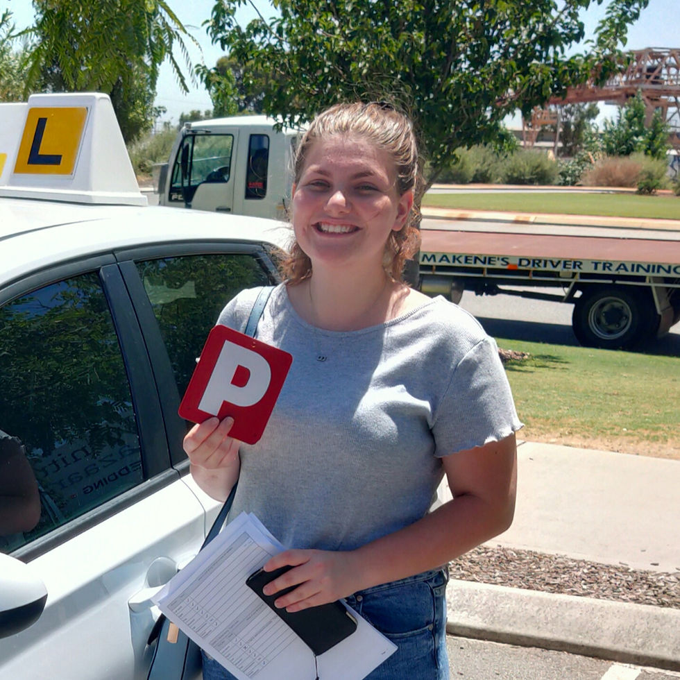 Student passed driving test in Midland WA