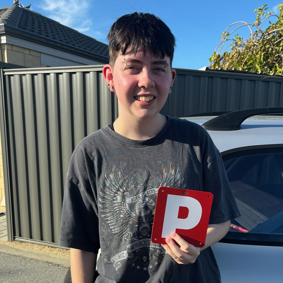 Student passed driving test in Midland WA